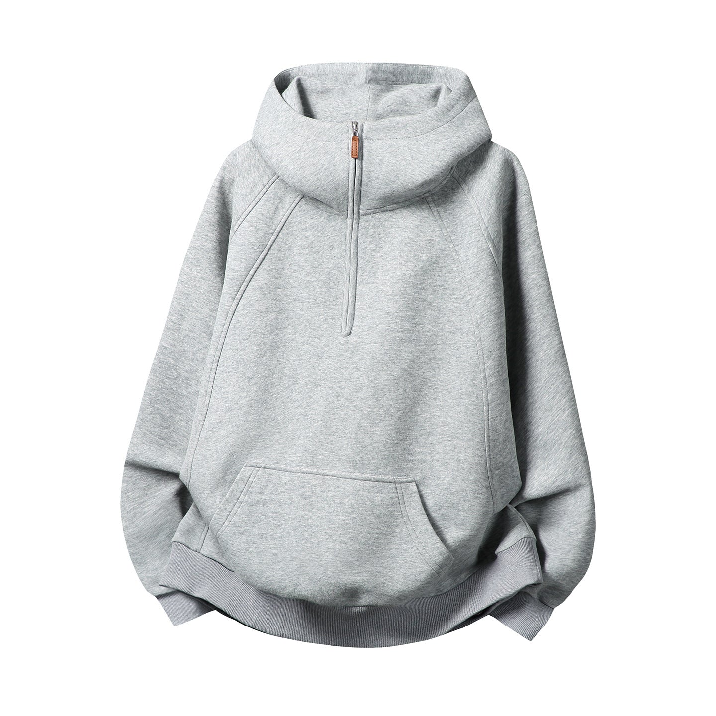 Shizuka Half-Zip Hoodie | Cotton | Japanese Streetwear – KUNOJI