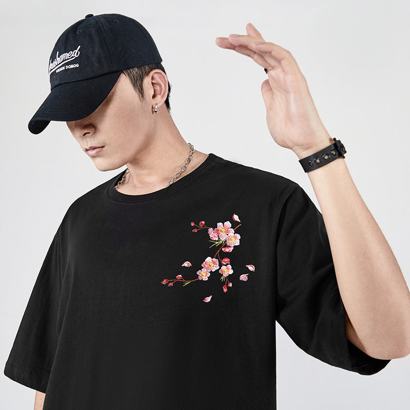 Sakura Embroidered Shirt