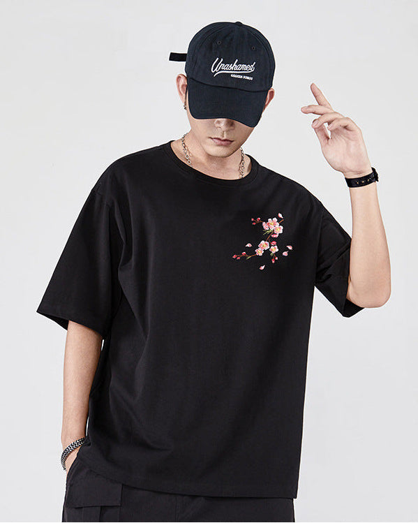 Sakura Embroidered Shirt