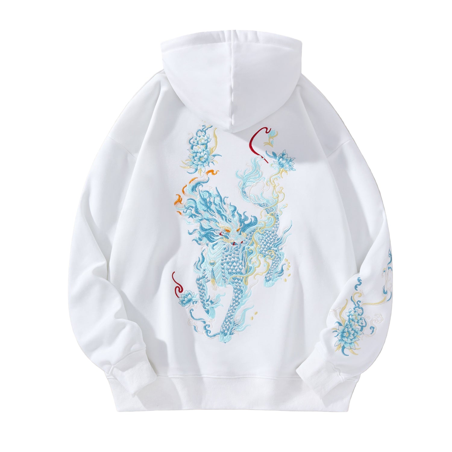 Ryū Embroidered Dragon Hoodie