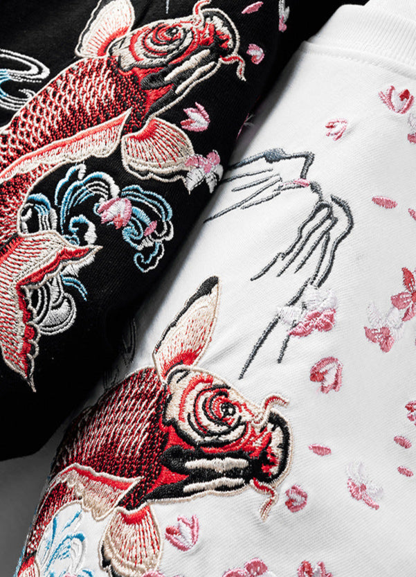 Nami Koi Fish Embroidered Shirt