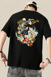 Mizuki Koi Fish T-Shirt in black