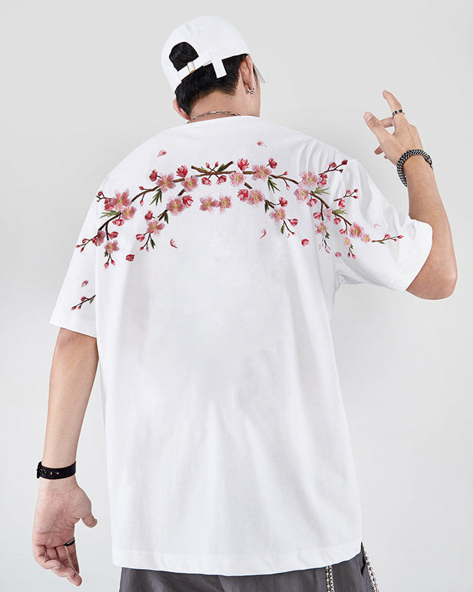 Sakura Embroidered Shirt