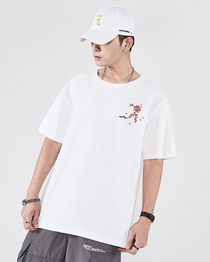 Sakura Embroidered Shirt